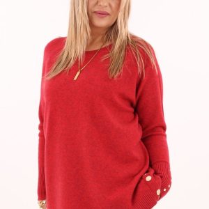 melanzowy-sweter-oversize-czerwony (1)