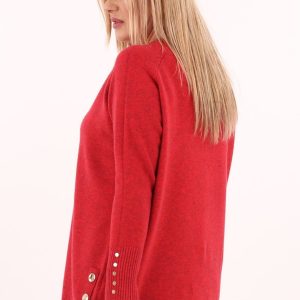 melanzowy-sweter-oversize-czerwony (4)