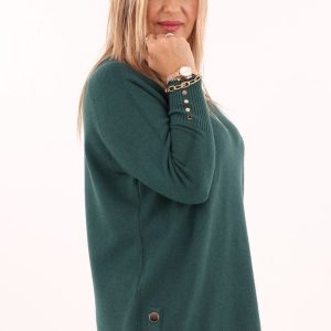 melanzowy-sweter-oversize-zielony-2 (2)