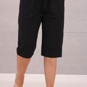 bawelniane-spodnie-letnie-za-kolano-damskie-czarne (3)