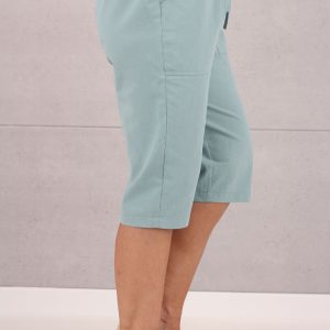 bawelniane-spodnie-letnie-za-kolano-damskie-mietowe (2)