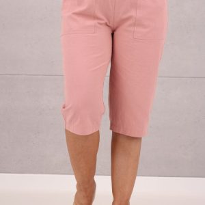 bawelniane-spodnie-letnie-za-kolano-damskie-rozowe (1)