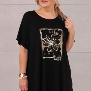 Czarna bluzka oversize