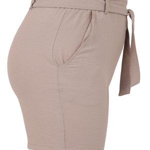 bezowe-rozowe-szorty-damskie-plus-size-z-wiazaniem (3)