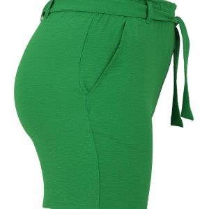 zielone-szorty-damskie-plus-size-z-wiazaniem (3)