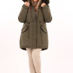 Kurtka zimowa parka khaki